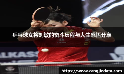 乒乓球女将刘敏的奋斗历程与人生感悟分享