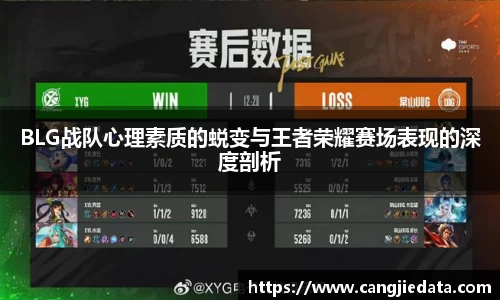 BLG战队心理素质的蜕变与王者荣耀赛场表现的深度剖析